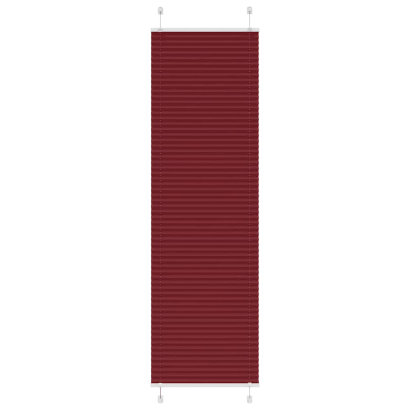 Plissee Bordeauxrot 55x200 cm Stoffbreite 54,4 cm Polyester