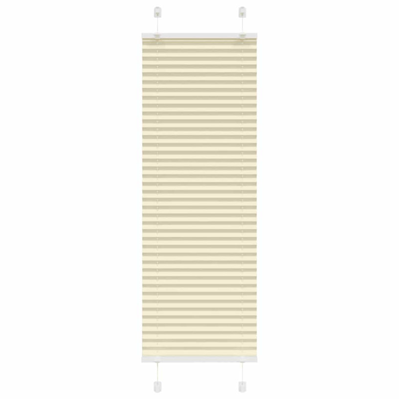 Plissee Creme 40x150 cm Stoffbreite 39,4 cm Polyester