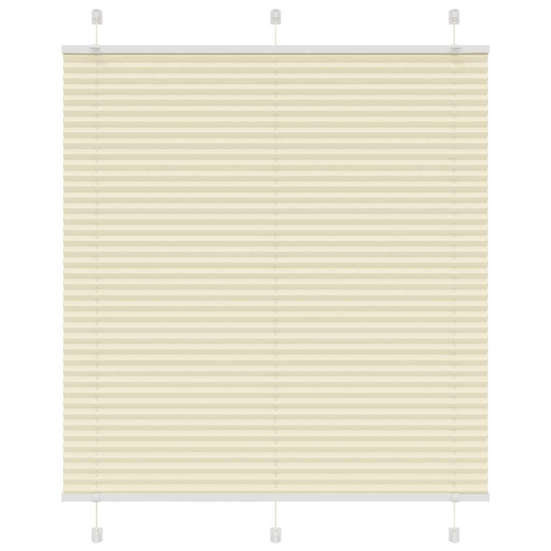 Plissee Creme 120x150 cm Stoffbreite 119,4 cm Polyester