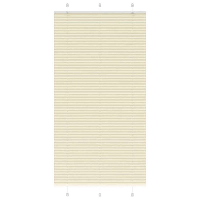 Plissee Creme 100x200 cm Stoffbreite 99,4 cm Polyester