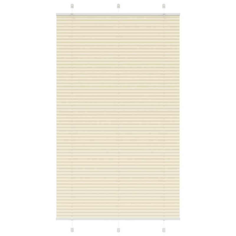 Plissee Creme 110x200 cm Stoffbreite 109,4 cm Polyester