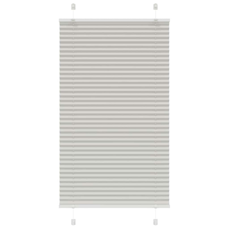 Plissee Hellgrau 70x100 cm Stoffbreite 69,4 cm Polyester