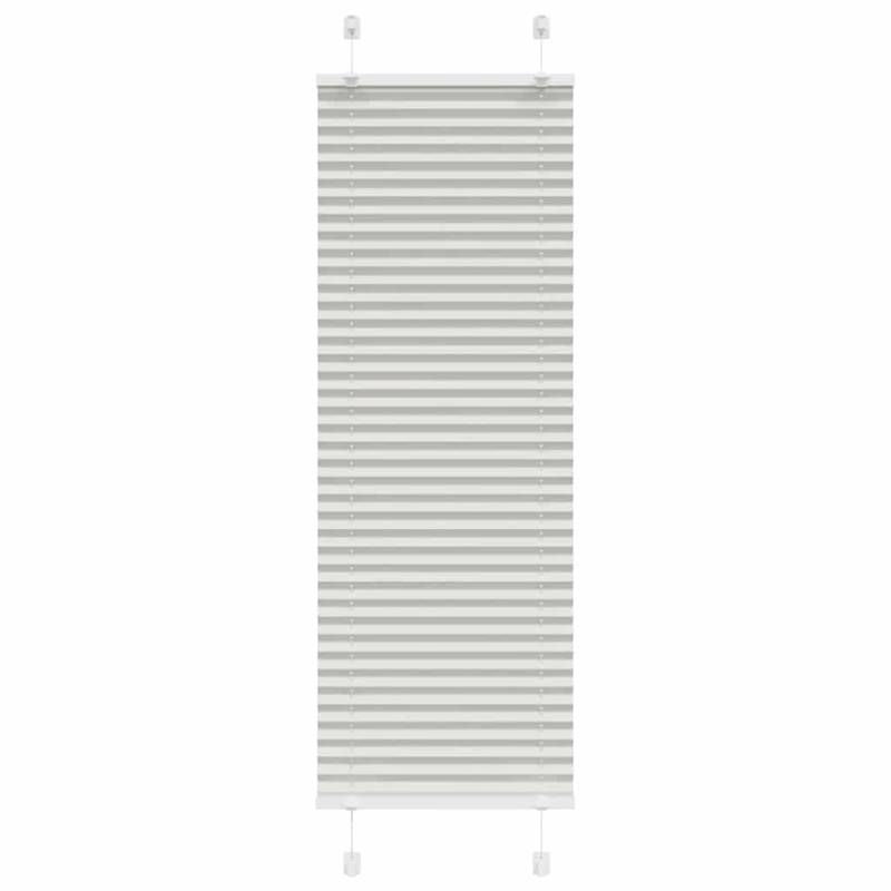 Plissee Hellgrau 50x150 cm Stoffbreite 49,4 cm Polyester