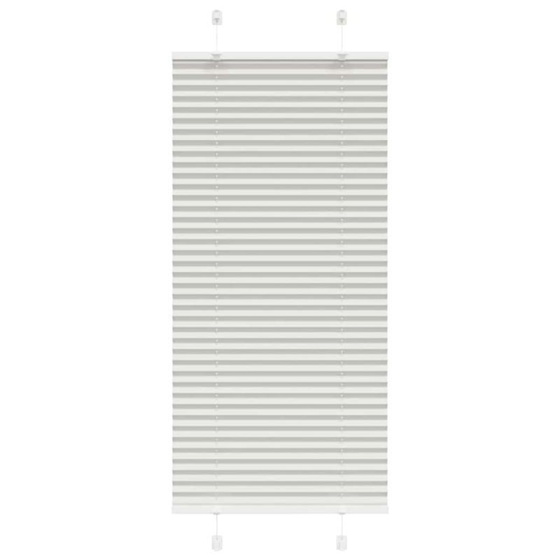 Plissee Hellgrau 60x150 cm Stoffbreite 59,4 cm Polyester