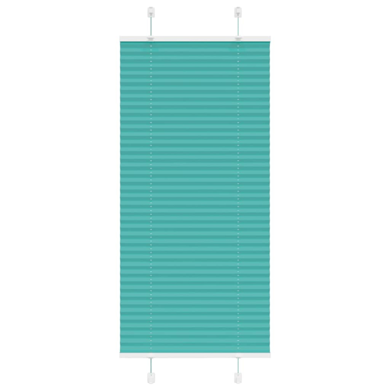 Plissee Petrolgrün 65x150 cm Stoffbreite 64,4 cm Polyester