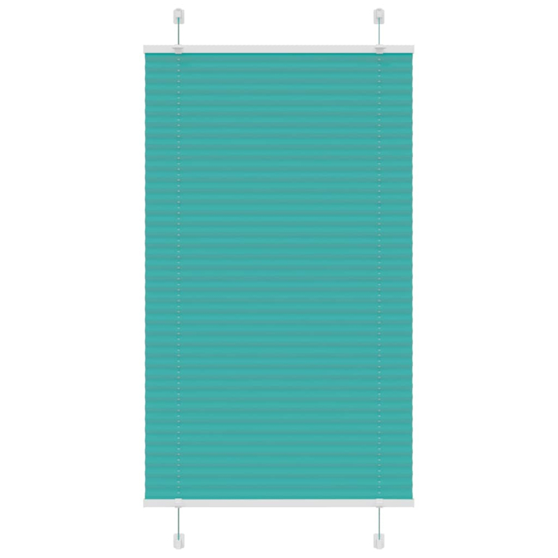 Plissee Petrolgrün 70x150 cm Stoffbreite 69,4 cm Polyester