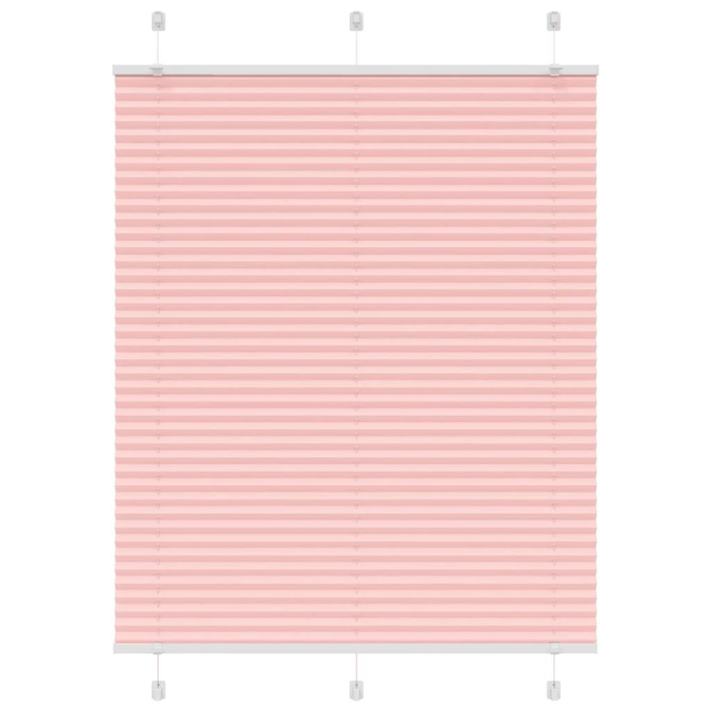 Plissee Rosa 105x100 cm Stoffbreite 104,4 cm Polyester