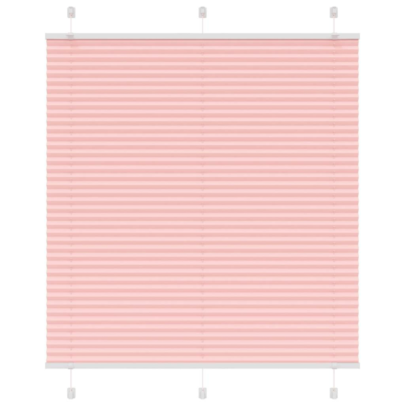 Plissee Rosa 120x100 cm Stoffbreite 119,4 cm Polyester