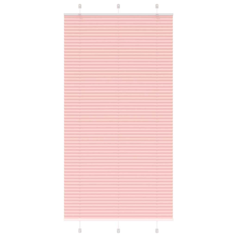 Plissee Rosa 105x200 cm Stoffbreite 104,4 cm Polyester