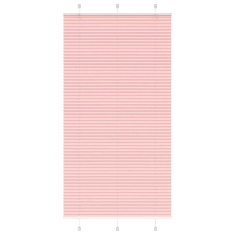 Plissee Rosa 110x200 cm Stoffbreite 109,4 cm Polyester