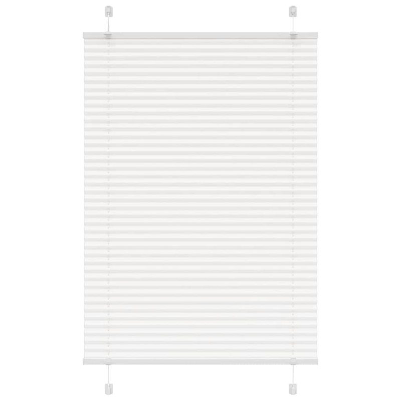 Plissee Weiß 95x100 cm Stoffbreite 94,4 cm Polyester