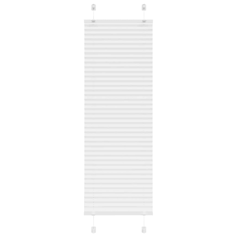 Plissee Weiß 45x150 cm Stoffbreite 44,4 cm Polyester