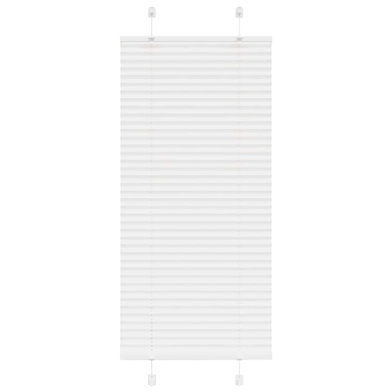 Plissee Weiß 65x150 cm Stoffbreite 64,4 cm Polyester