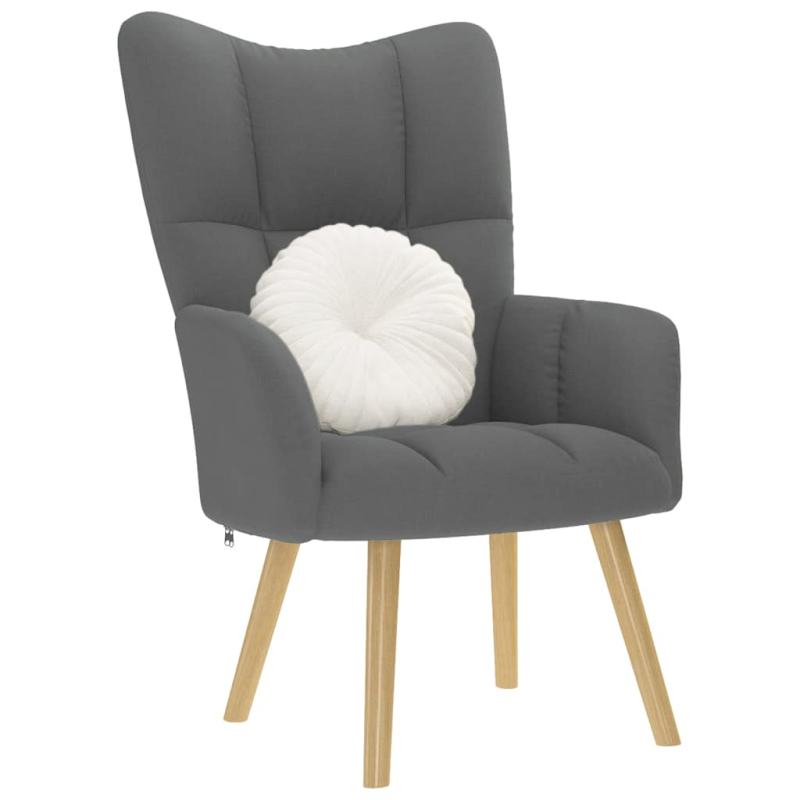 Relaxsessel Dunkelgrau Stoff