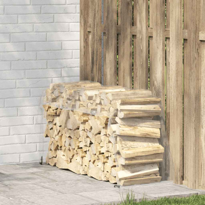 Transparente Plane mit Ösen 1x3 m PVC