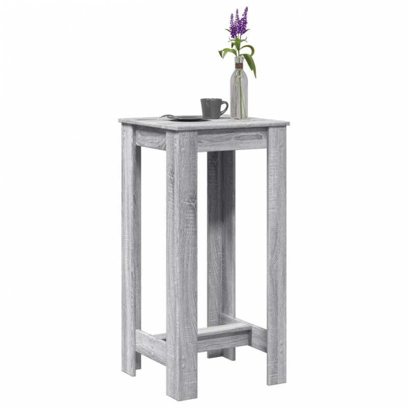 Bartisch Grau Sonoma 51x50x103,5 cm Holzwerkstoff