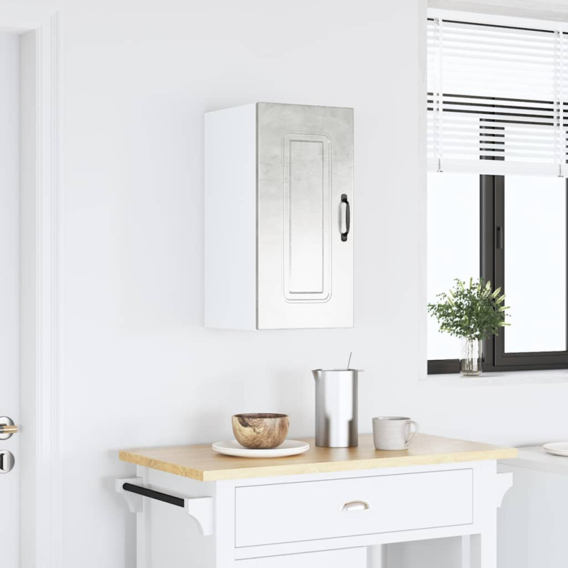 Küchen-Hängeschrank Kalmar Betongrau Holzwerkstoff