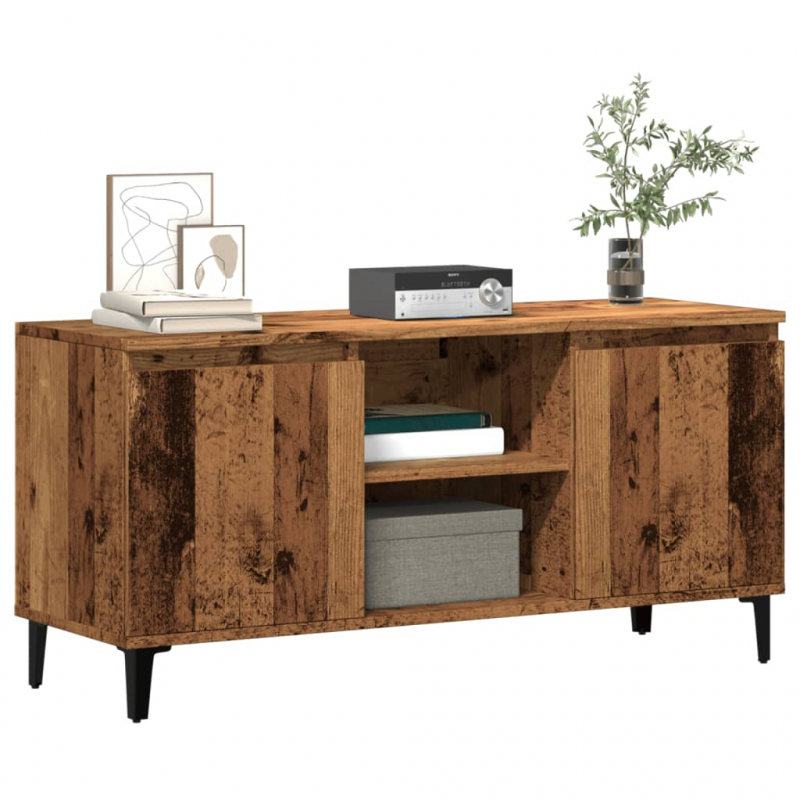 TV-Schrank Altholz-Optik 102x35x50 cm Holzwerkstoff