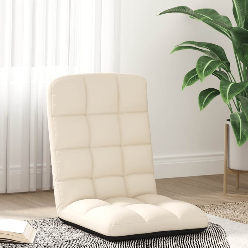 Bodenstuhl Faltbar Leinen 71x51x62 cm