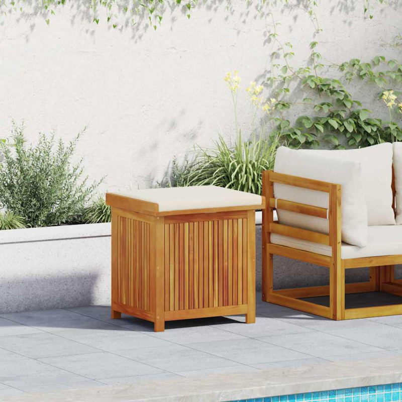 Outdoor-Kissenbox 60x50x61 cm Massivholz Akazie