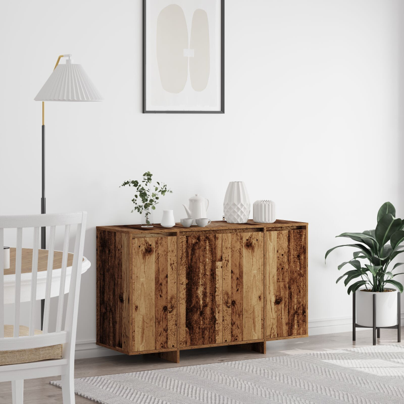 Braunes Sideboard Altholz Holz 120 x 41 x 75 cm Sideboard