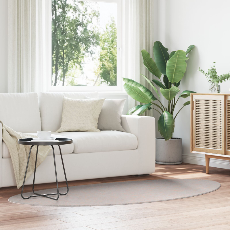 Teppich HUARTEKurzflor weich und waschbar Sand 100x200 cm